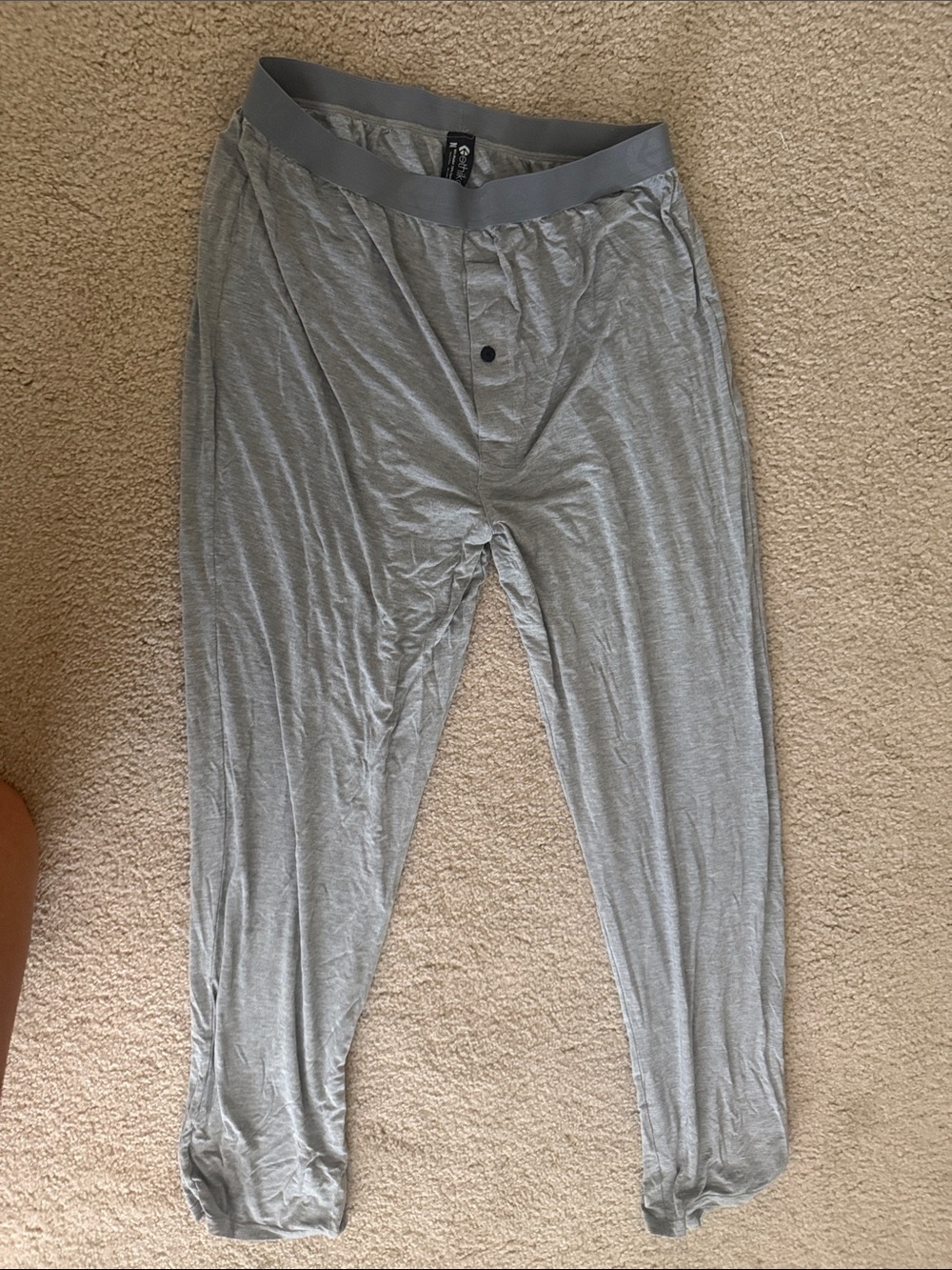 ethika Men's Lounge Pants in Light Gray